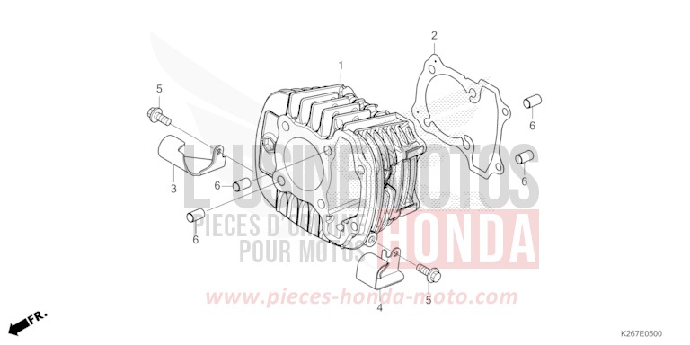 CYLINDRE de MSX GROM A FORCE SILVER METALLIC (NH411) 2021